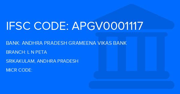 Andhra Pradesh Grameena Vikas Bank (APGVB) L N Peta Branch IFSC Code
