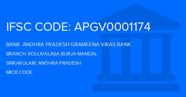 Andhra Pradesh Grameena Vikas Bank (APGVB) Kollivalasa Burja Mandal Branch IFSC Code