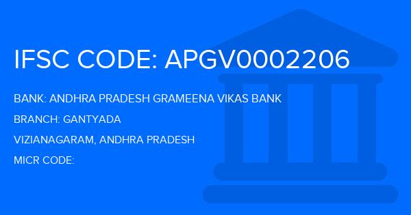 Andhra Pradesh Grameena Vikas Bank (APGVB) Gantyada Branch IFSC Code