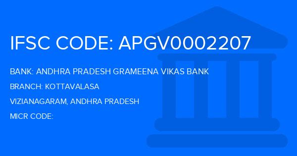 Andhra Pradesh Grameena Vikas Bank (APGVB) Kottavalasa Branch IFSC Code