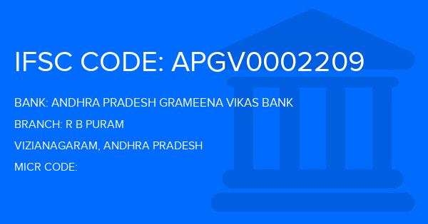 Andhra Pradesh Grameena Vikas Bank (APGVB) R B Puram Branch IFSC Code