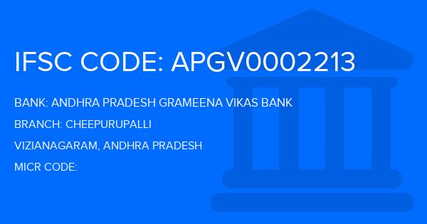 Andhra Pradesh Grameena Vikas Bank (APGVB) Cheepurupalli Branch IFSC Code
