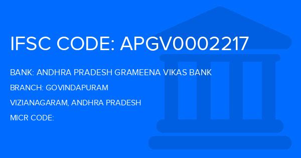 Andhra Pradesh Grameena Vikas Bank (APGVB) Govindapuram Branch IFSC Code