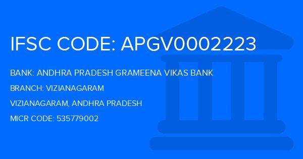 Andhra Pradesh Grameena Vikas Bank (APGVB) Vizianagaram Branch IFSC Code