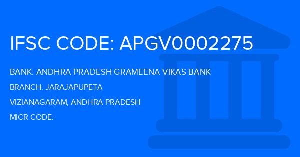 Andhra Pradesh Grameena Vikas Bank (APGVB) Jarajapupeta Branch IFSC Code