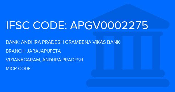 Andhra Pradesh Grameena Vikas Bank (APGVB) Jarajapupeta Branch IFSC Code