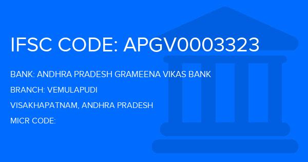 Andhra Pradesh Grameena Vikas Bank (APGVB) Vemulapudi Branch IFSC Code