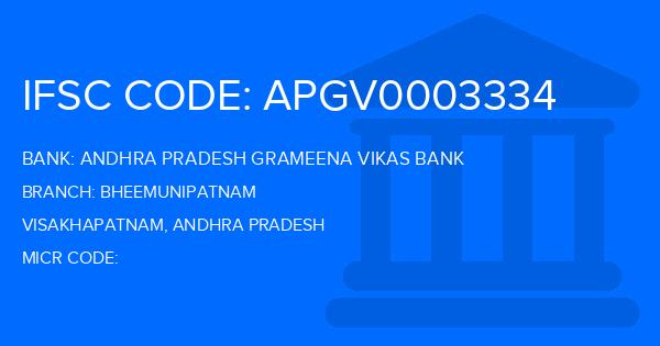 Andhra Pradesh Grameena Vikas Bank (APGVB) Bheemunipatnam Branch IFSC Code