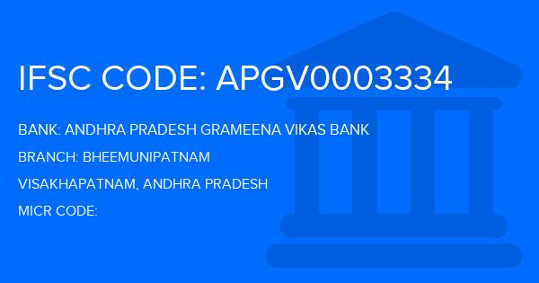 Andhra Pradesh Grameena Vikas Bank (APGVB) Bheemunipatnam Branch IFSC Code