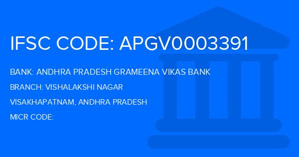Andhra Pradesh Grameena Vikas Bank (APGVB) Vishalakshi Nagar Branch IFSC Code