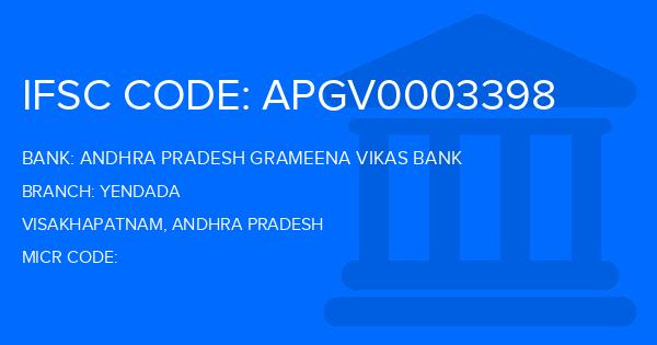 Andhra Pradesh Grameena Vikas Bank (APGVB) Yendada Branch IFSC Code