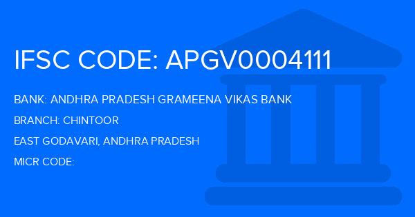 Andhra Pradesh Grameena Vikas Bank (APGVB) Chintoor Branch IFSC Code