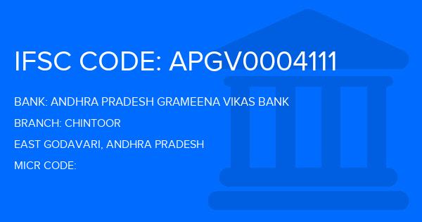 Andhra Pradesh Grameena Vikas Bank (APGVB) Chintoor Branch IFSC Code