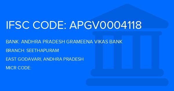 Andhra Pradesh Grameena Vikas Bank (APGVB) Seethapuram Branch IFSC Code
