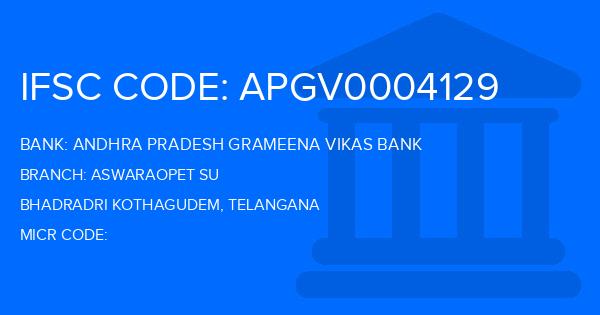 Andhra Pradesh Grameena Vikas Bank (APGVB) Aswaraopet Su Branch IFSC Code