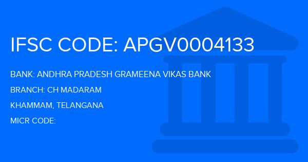 Andhra Pradesh Grameena Vikas Bank (APGVB) Ch Madaram Branch IFSC Code