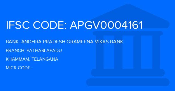 Andhra Pradesh Grameena Vikas Bank (APGVB) Patharlapadu Branch IFSC Code