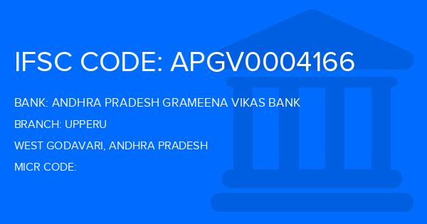 Andhra Pradesh Grameena Vikas Bank (APGVB) Upperu Branch IFSC Code