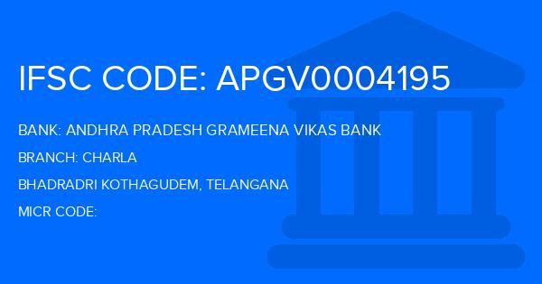 Andhra Pradesh Grameena Vikas Bank (APGVB) Charla Branch IFSC Code