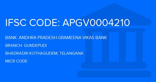 Andhra Pradesh Grameena Vikas Bank (APGVB) Gundepudi Branch IFSC Code