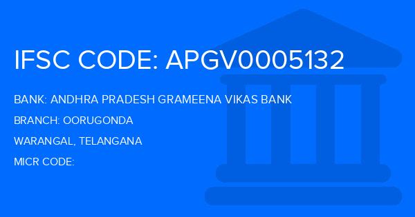 Andhra Pradesh Grameena Vikas Bank (APGVB) Oorugonda Branch IFSC Code
