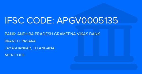 Andhra Pradesh Grameena Vikas Bank (APGVB) Pasara Branch IFSC Code
