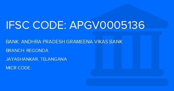 Andhra Pradesh Grameena Vikas Bank (APGVB) Regonda Branch IFSC Code