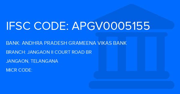 Andhra Pradesh Grameena Vikas Bank (APGVB) Jangaon Ii Court Road Br Branch IFSC Code