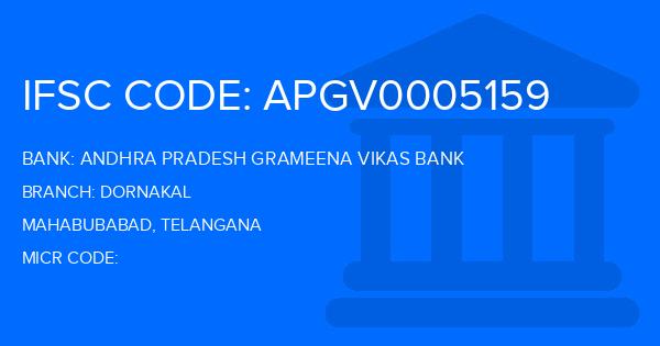 Andhra Pradesh Grameena Vikas Bank (APGVB) Dornakal Branch IFSC Code