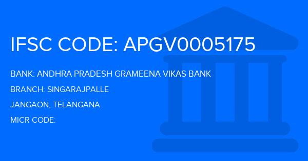Andhra Pradesh Grameena Vikas Bank (APGVB) Singarajpalle Branch IFSC Code