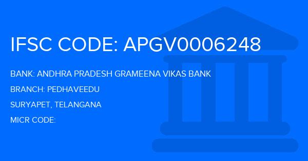 Andhra Pradesh Grameena Vikas Bank (APGVB) Pedhaveedu Branch IFSC Code