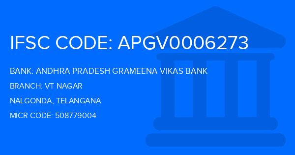 Andhra Pradesh Grameena Vikas Bank (APGVB) Vt Nagar Branch IFSC Code