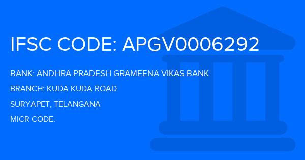 Andhra Pradesh Grameena Vikas Bank (APGVB) Kuda Kuda Road Branch IFSC Code