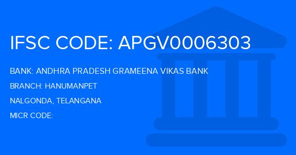 Andhra Pradesh Grameena Vikas Bank (APGVB) Hanumanpet Branch IFSC Code