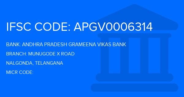 Andhra Pradesh Grameena Vikas Bank (APGVB) Munugode X Road Branch IFSC Code