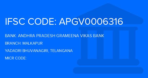 Andhra Pradesh Grameena Vikas Bank (APGVB) Malkapur Branch IFSC Code