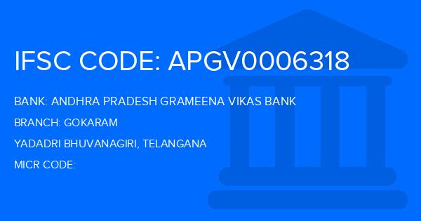 Andhra Pradesh Grameena Vikas Bank (APGVB) Gokaram Branch IFSC Code