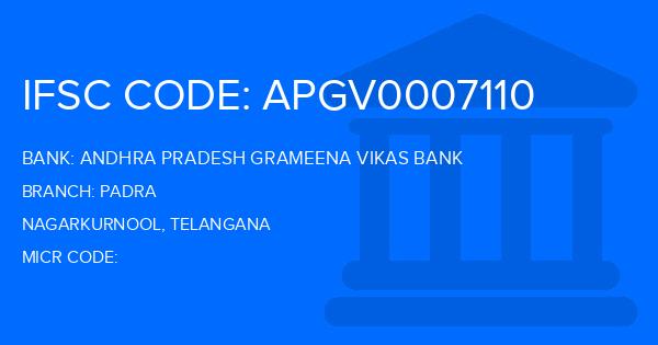Andhra Pradesh Grameena Vikas Bank (APGVB) Padra Branch IFSC Code