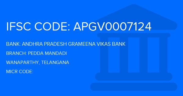 Andhra Pradesh Grameena Vikas Bank (APGVB) Pedda Mandadi Branch IFSC Code