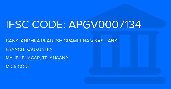 Andhra Pradesh Grameena Vikas Bank (APGVB) Kaukuntla Branch IFSC Code