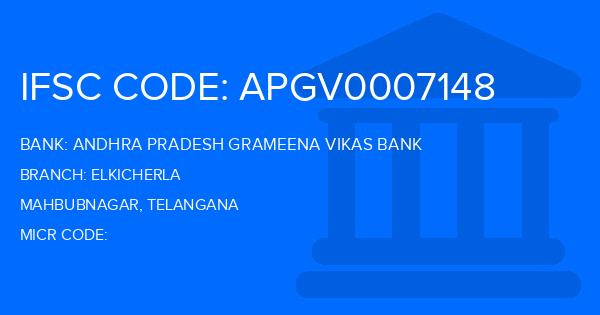 Andhra Pradesh Grameena Vikas Bank (APGVB) Elkicherla Branch IFSC Code