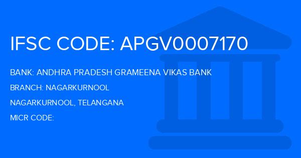 Andhra Pradesh Grameena Vikas Bank (APGVB) Nagarkurnool Branch IFSC Code