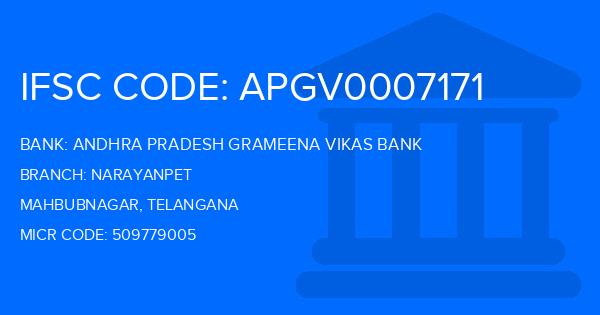 Andhra Pradesh Grameena Vikas Bank (APGVB) Narayanpet Branch IFSC Code