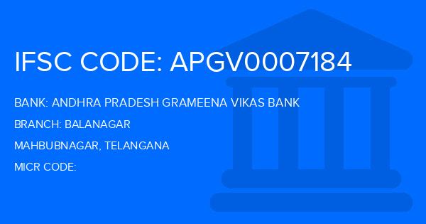 Andhra Pradesh Grameena Vikas Bank (APGVB) Balanagar Branch IFSC Code