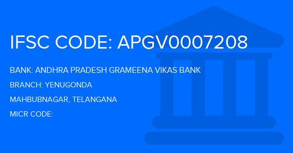 Andhra Pradesh Grameena Vikas Bank (APGVB) Yenugonda Branch IFSC Code