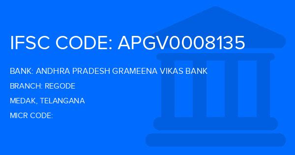 Andhra Pradesh Grameena Vikas Bank (APGVB) Regode Branch IFSC Code