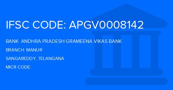 Andhra Pradesh Grameena Vikas Bank (APGVB) Manur Branch IFSC Code