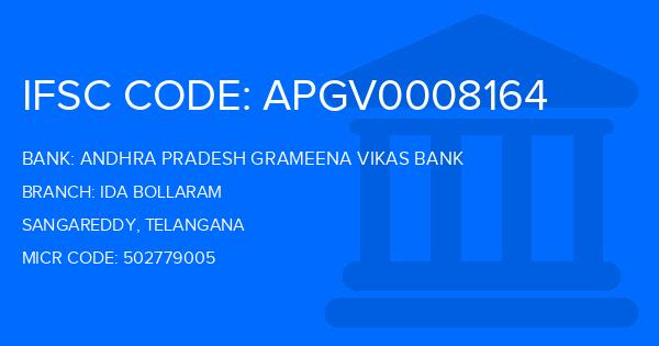 Andhra Pradesh Grameena Vikas Bank (APGVB) Ida Bollaram Branch IFSC Code