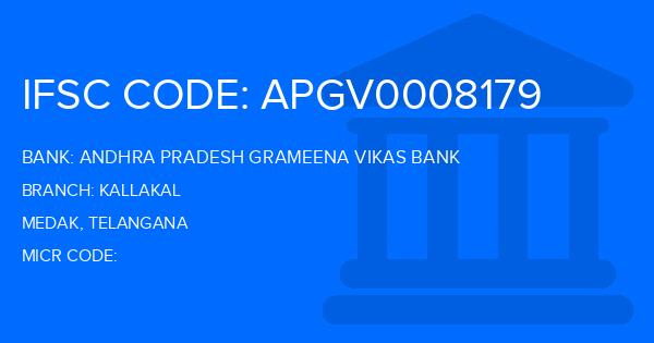 Andhra Pradesh Grameena Vikas Bank (APGVB) Kallakal Branch IFSC Code