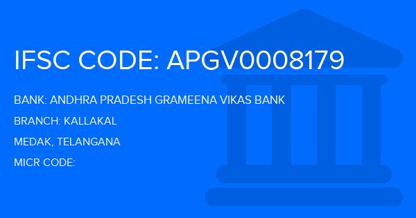 Andhra Pradesh Grameena Vikas Bank (APGVB) Kallakal Branch IFSC Code